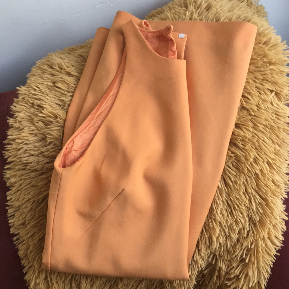 Zara Basic Orange Dress